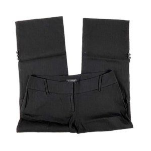 Bebe Linen-Blend Capri Pants Black Sz. 8